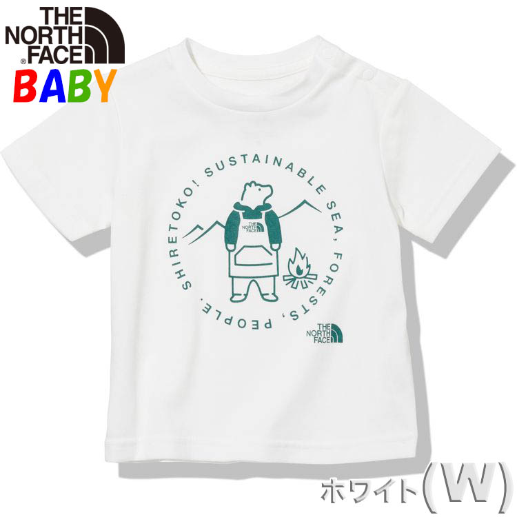 ノースフェイス ベビー 半袖Tシャツ スモールスクエアロゴ 80-90cm 男の子 女の子 アウトドアブランド おしゃれ North Face