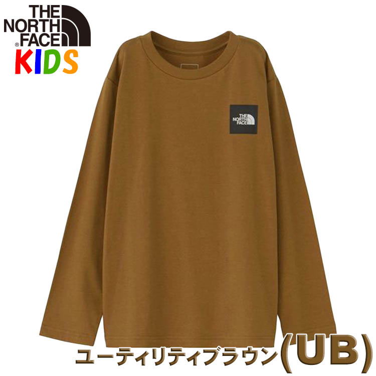 ノースフェイス キッズ 100-150cm 長袖スモールスクエアロゴTシャツ North Face 男の子女の子おしゃれアウトドアブランド｜bnc2｜06