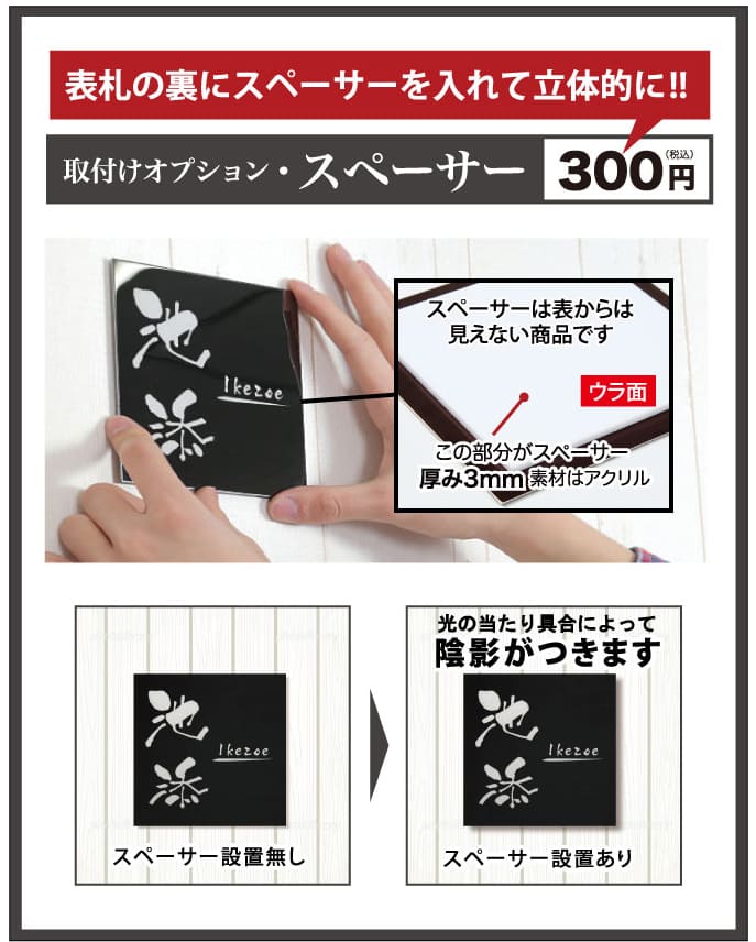 サイズ7種類・10x10cm〜 ステンレス ブラックステンレス 送料無料 ステンレス表札 両面テープ マンション サンドブラスト ひょうさつ  商品番号IF-3000 IFM :IF-3000:表札屋インフレーム - 通販 - Yahoo!ショッピング