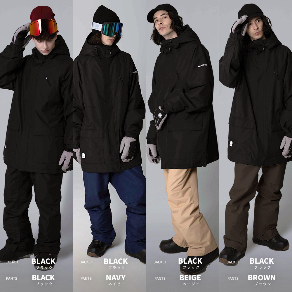 スノボウェア メンズ ジャケット 単品 スノーボードウェア BOARDEE