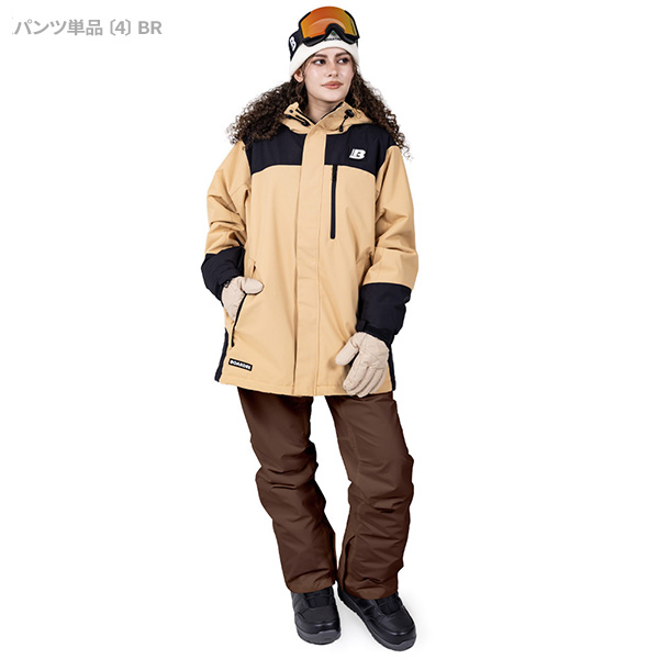 BOARDEE スノボウェア レディース 上下セット スノーボードウェア