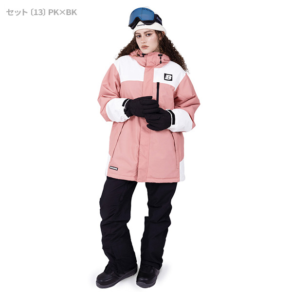 BOARDEE スノボウェア レディース 上下セット スノーボードウェア