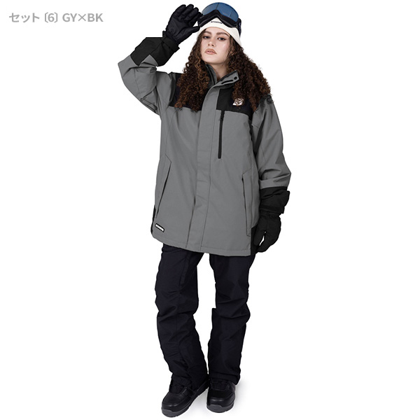 BOARDEE スノボウェア レディース 上下セット スノーボードウェア