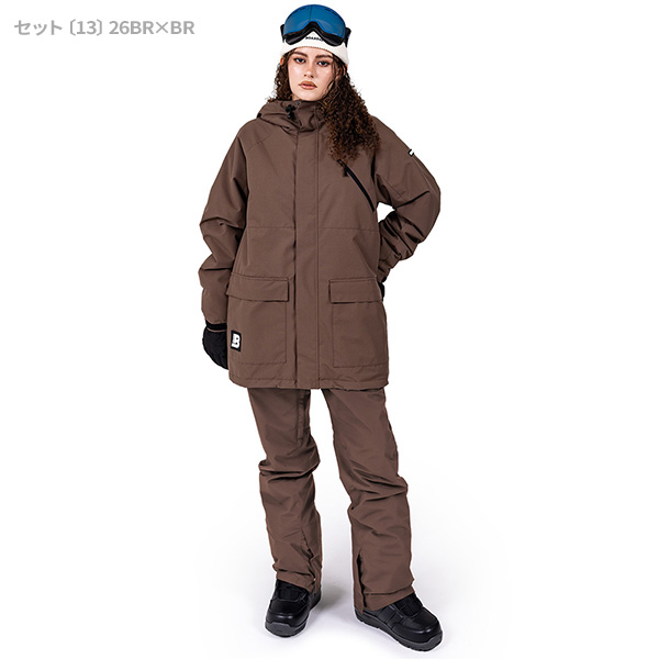 スノボウェア レディース 上下セット スノーボードウェア BOARDEE OT42W×OB41W ボーディー スキーウェア | BOARDEE | 09