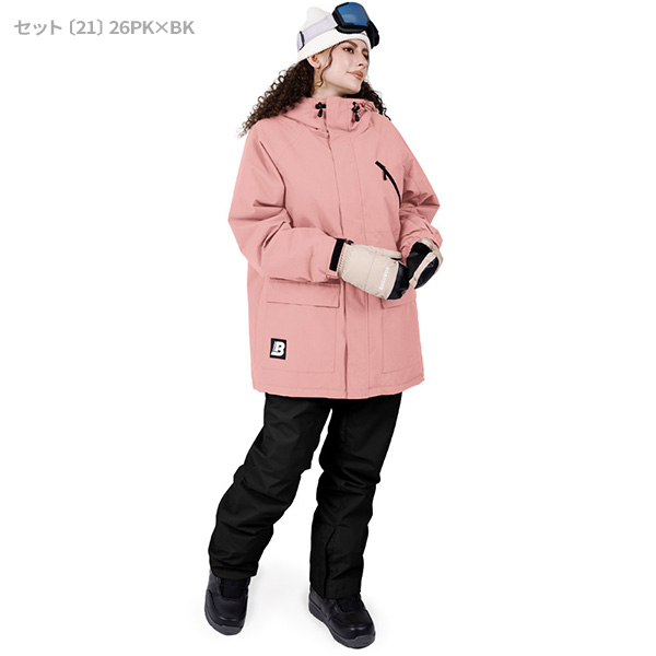 スノボウェア レディース 上下セット スノーボードウェア BOARDEE OT42W×OB41W ボーディー スキーウェア | BOARDEE | 14