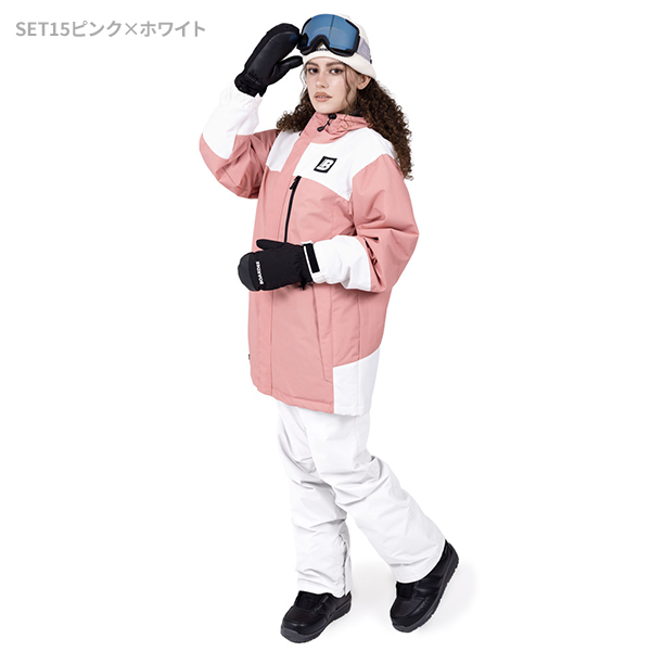 BOARDEE スノボウェア レディース 上下セット スノーボードウェア