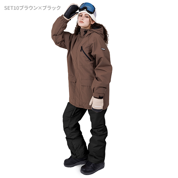 新品未使用スキーウェアスノーボードウェアBB(ビービー)レディースS ジャケット BOARDEE スノボウェア レディース 上下セット スノーボードウェア