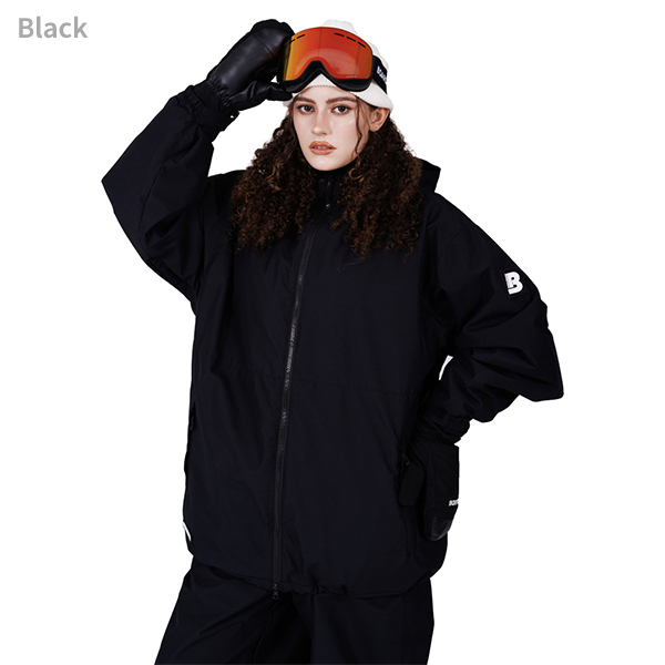 スノボウェア レディース ジャケット 単品 スノーボードウェア BOARDEE BD25JFOT43W ボーディー オーバーサイズ スキーウェア | BOARDEE | 01