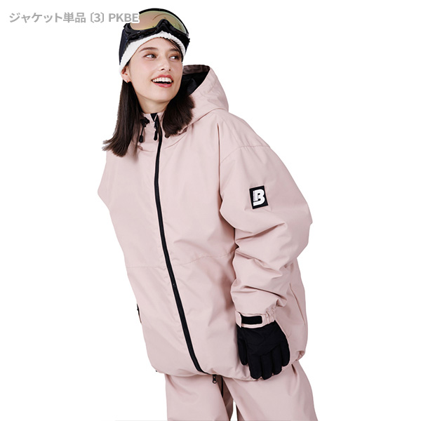 スノボウェア レディース 上下セット スノーボードウェア BOARDEE BD25JFOT43W×BD25JFOB43W ボーディー オーバーサイズシルエット スキーウェア | BOARDEE | 12