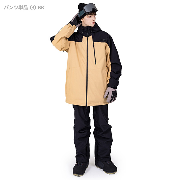 BLACK SNOW スノボウェア メンズ 上下セット スノーボードウェア 耐水
