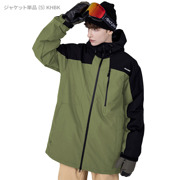 スノボウェア メンズ 上下セット スノーボードウェア 耐水20,000mm BLACKSNOW OT02M×BS25JFOB02M ブラックスノー スキーウェア | BLACK SNOW | 23