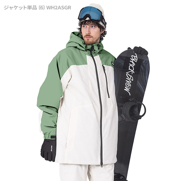 TECHNINE スノーボードウェア ブラック ブラック スノーボードウェア Mサイズ 686 シックスエイトシックス