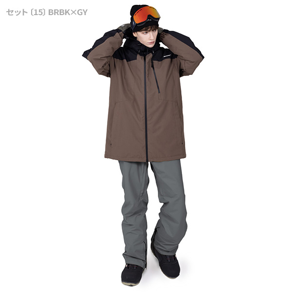 BLACK SNOW スノボウェア メンズ 上下セット スノーボードウェア 耐水