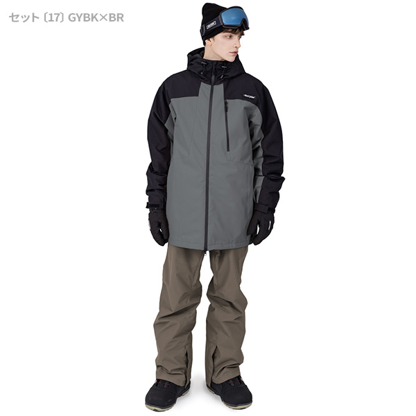 スノボウェア メンズ 上下セット スノーボードウェア 耐水20,000mm BLACKSNOW OT02M×BS25JFOB02M ブラックスノー スキーウェア | BLACK SNOW | 14