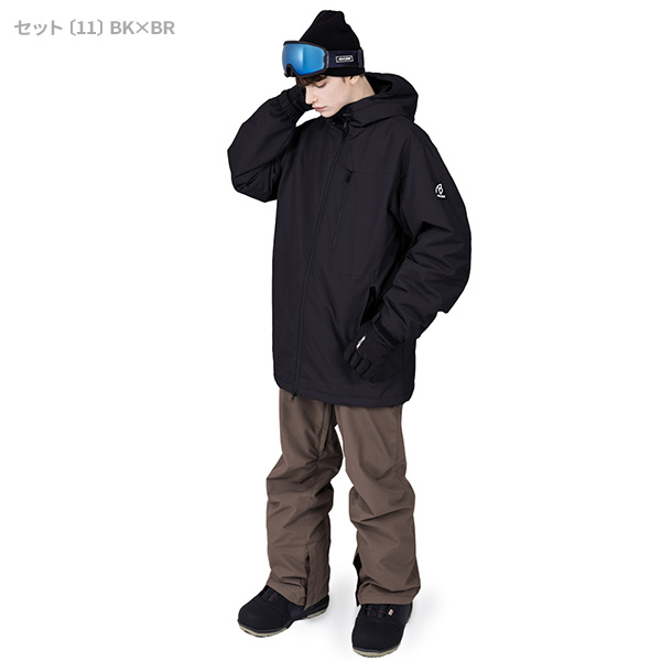 BLACK SNOW スノボウェア メンズ 上下セット スノーボードウェア
