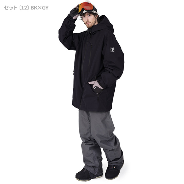 ブラックスノーボードウェアセット BLACK SNOW スノボウェア メンズ 上下セット スノーボードウェア