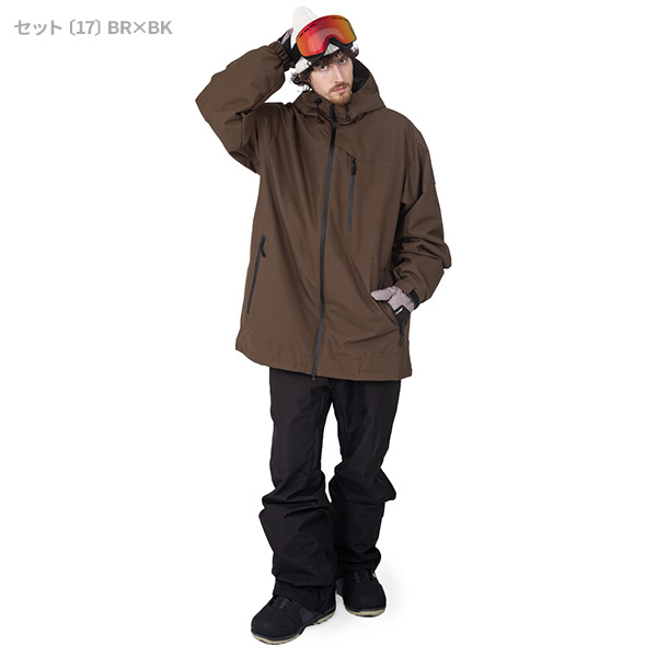 BLACK SNOW スノボウェア メンズ 上下セット スノーボードウェア