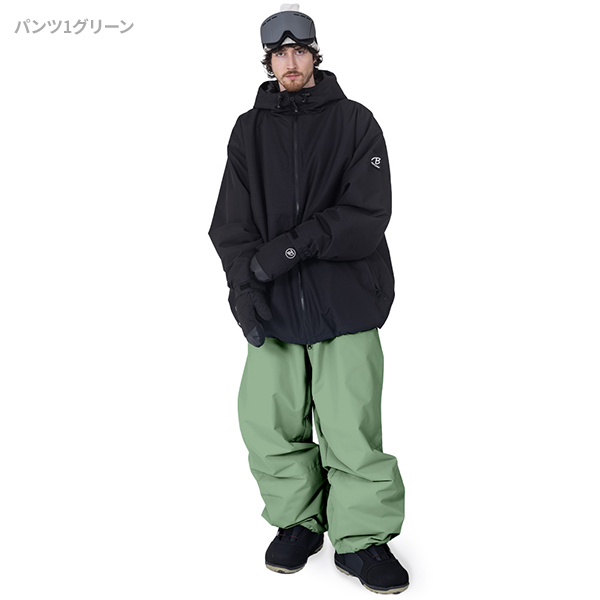 BLACK SNOW スノボウェア メンズ 上下セット スノーボードウェア