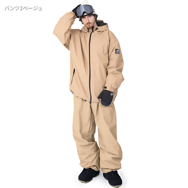 スノボウェア メンズ 上下セット スノーボードウェア BLACKSNOW BS25JFOT04M×BS25JFOB04M ブラックスノー オーバーサイズ スキーウェア | BLACK SNOW | 22