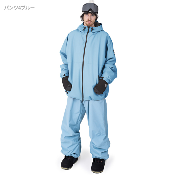 スノボウェア メンズ 上下セット スノーボードウェア BLACKSNOW BS25JFOT04M×BS25JFOB04M ブラックスノー オーバーサイズ スキーウェア | BLACK SNOW | 24
