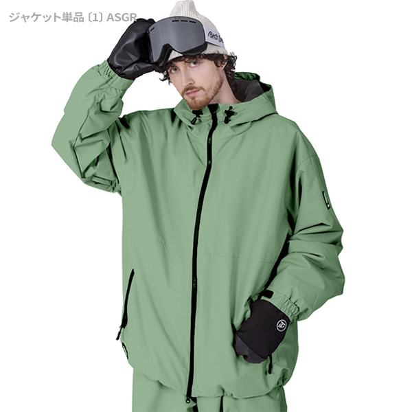 スノボウェア メンズ 上下セット スノーボードウェア BLACKSNOW BS25JFOT04M×BS25JFOB04M ブラックスノー オーバーサイズ スキーウェア | BLACK SNOW | 17