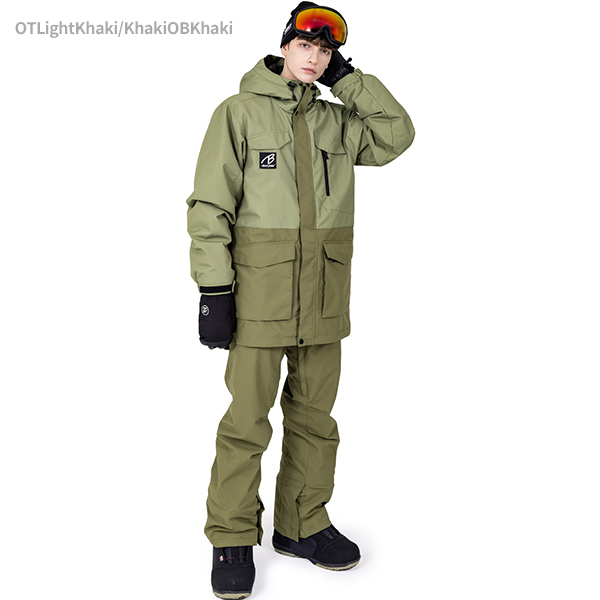 BLACK SNOW スノボウェア メンズ 上下セット スノーボードウェア  