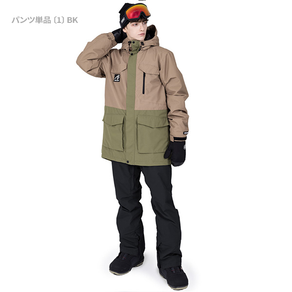 BLACK SNOW スノボウェア メンズ 上下セット スノーボードウェア