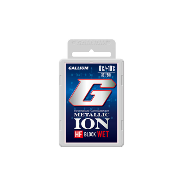 GALLIUM ガリウム ワックス METALLIC ION_BLOCK Wet〔50g〕GS5008 固形 スノボ スノーボード | METALLIC ION | 01