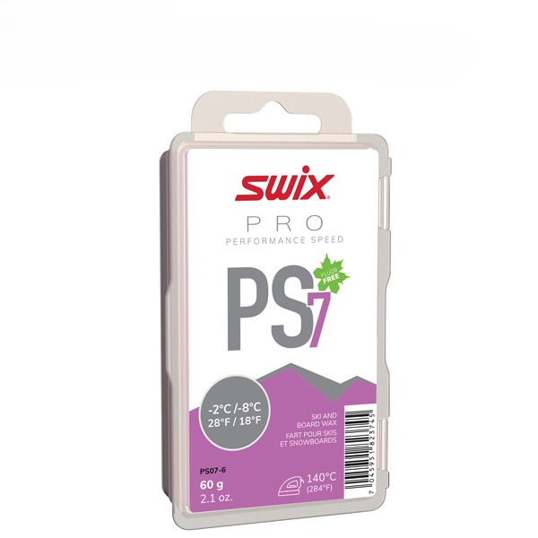 SWIX スウィックス ワックス PRO Performance Speed PS PS07-6 60g PS7 バイオレット固形 スノボ スノーボード | SWIX | 01