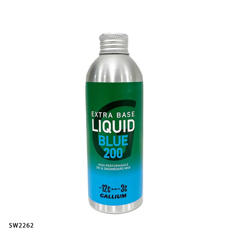 GALLIUM ガリウム ワックス 2025 EXTRA BASE LIQUID BLUE / 200ml / 詰め替え用 / エクストラベース リキッドブルー/ SW2262 / リキッド スノボ スノーボード | GALLIUM | 01