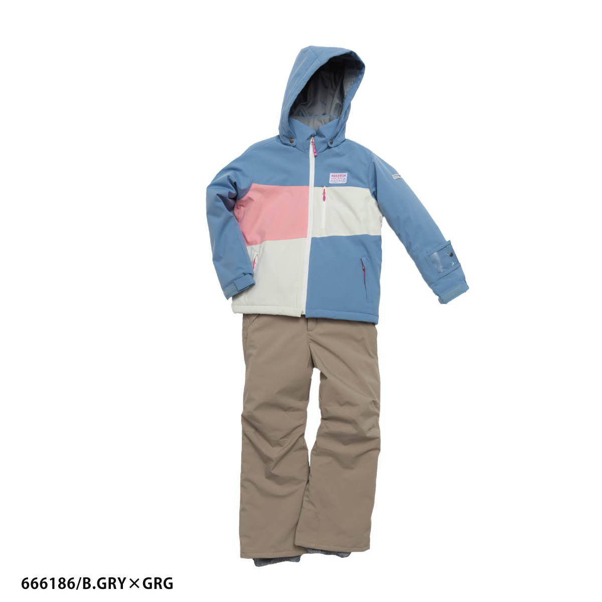 RESEEDA スノーボードウェア上下セット（色：ブルー系）｜ウエア