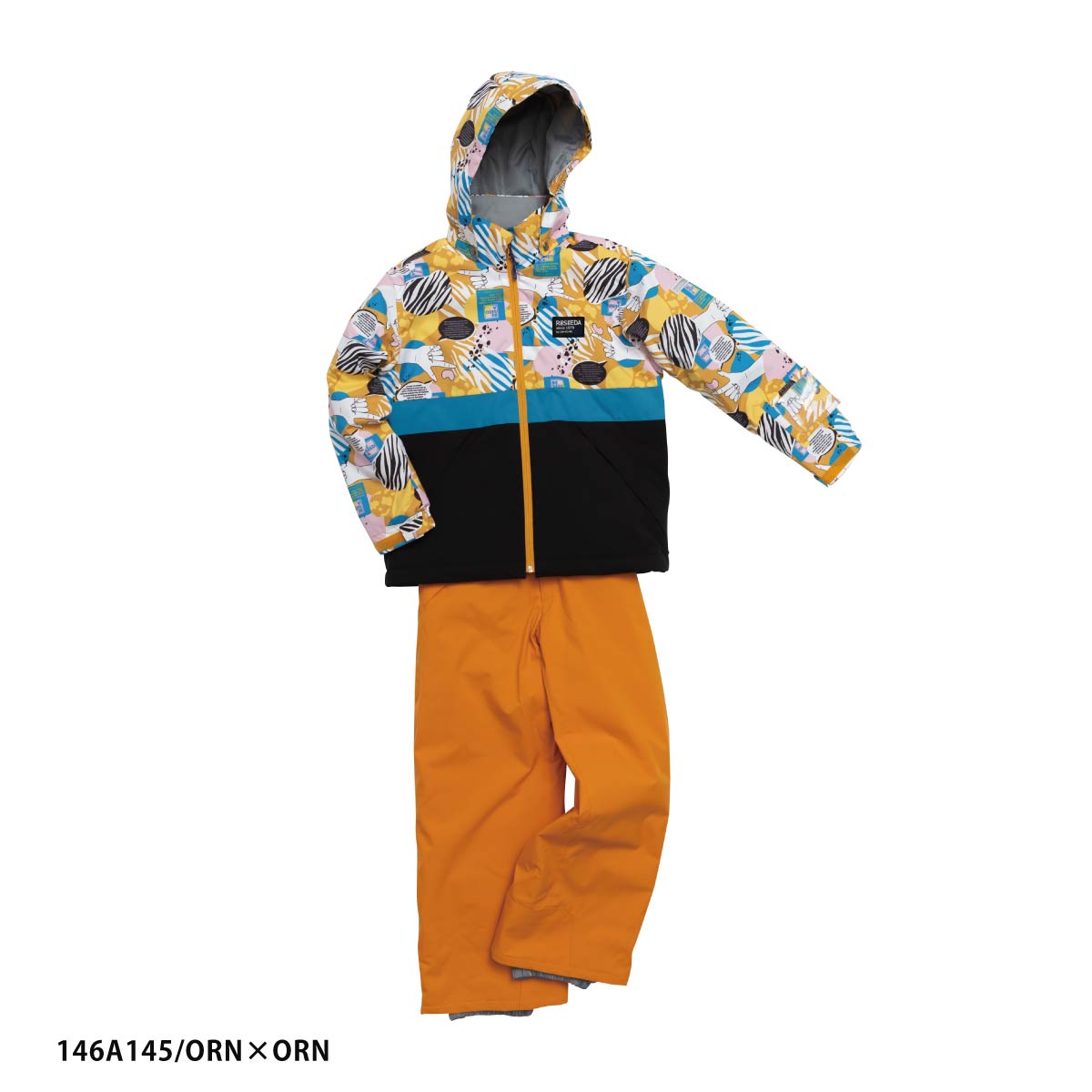 スノボウェア キッズ スノーウェア ジュニア レセーダ RESEEDA 上下セット＜2025＞ JUNIOR SUIT / RES77201【GARA】【上下セット ジュニア】 | RESEEDA | 02