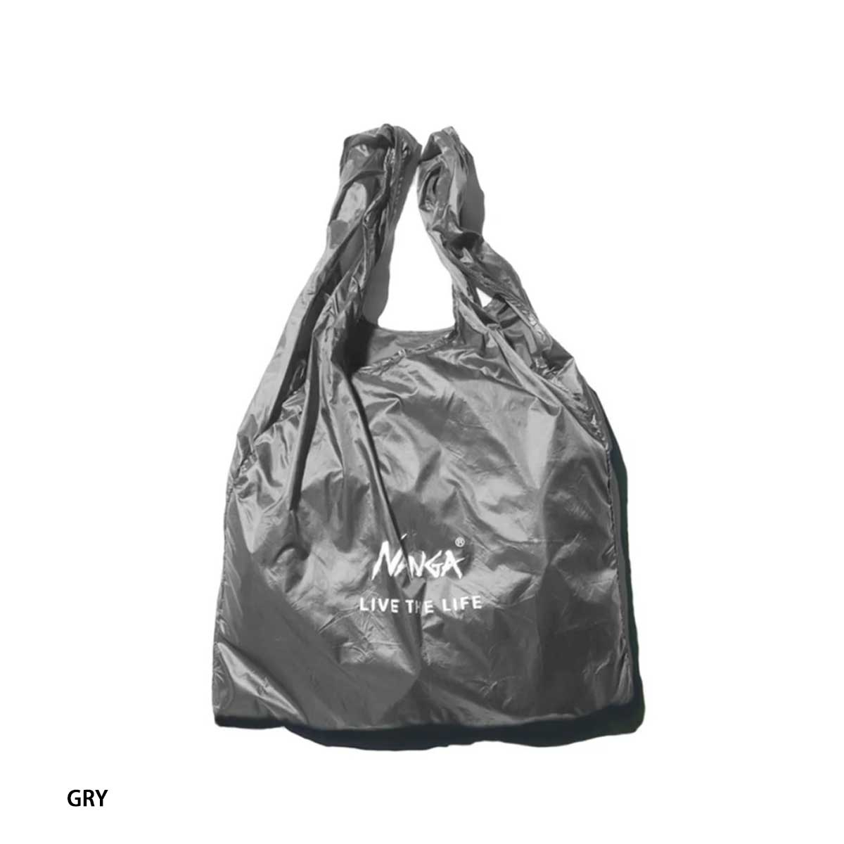NANGA ナンガ エコバッグ＜2025＞NANGA POCKETABLE ECO BAG / LIVE THE LIFE NA2441-3A102-A | NANGA | 03
