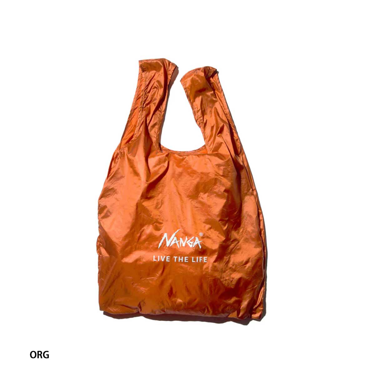 NANGA ナンガ エコバッグ＜2025＞NANGA POCKETABLE ECO BAG / LIVE THE LIFE NA2441-3A102-A | NANGA | 04