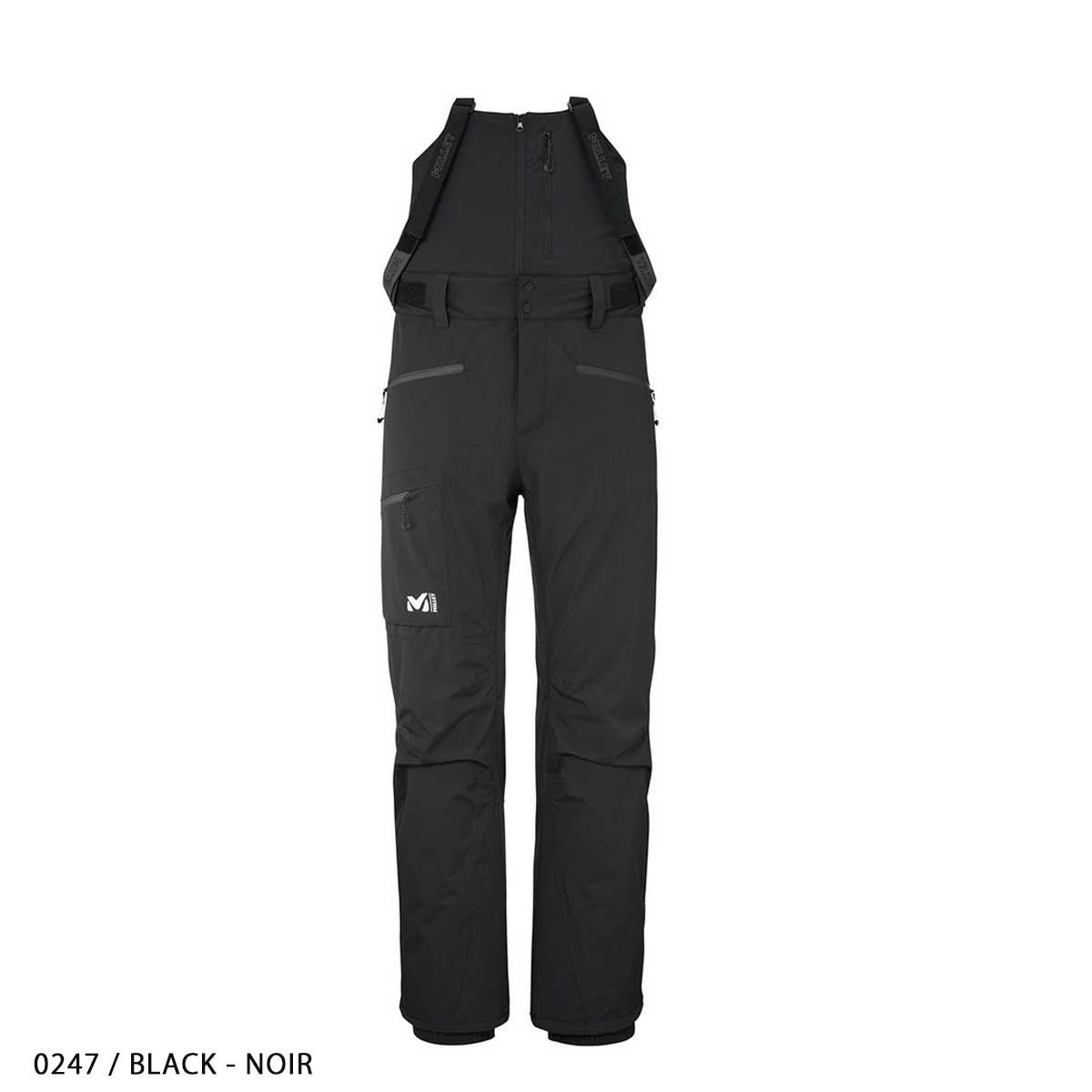 ミレースキーパンツ MILLET MIV9899 コスミックハイブリッドビブ MILLET（ミレー） スノボ スノーボードウェア パンツ メンズ 2024