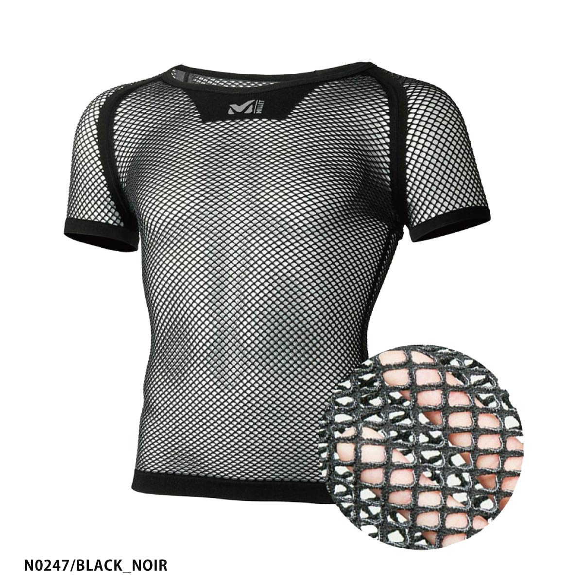 MILLET ミレー メンズ アンダーウェア 2025 DRYNAMIC MESH SS / ドライナミック メッシュ ショートスリーブ / MIV01566 | MILLET | 01