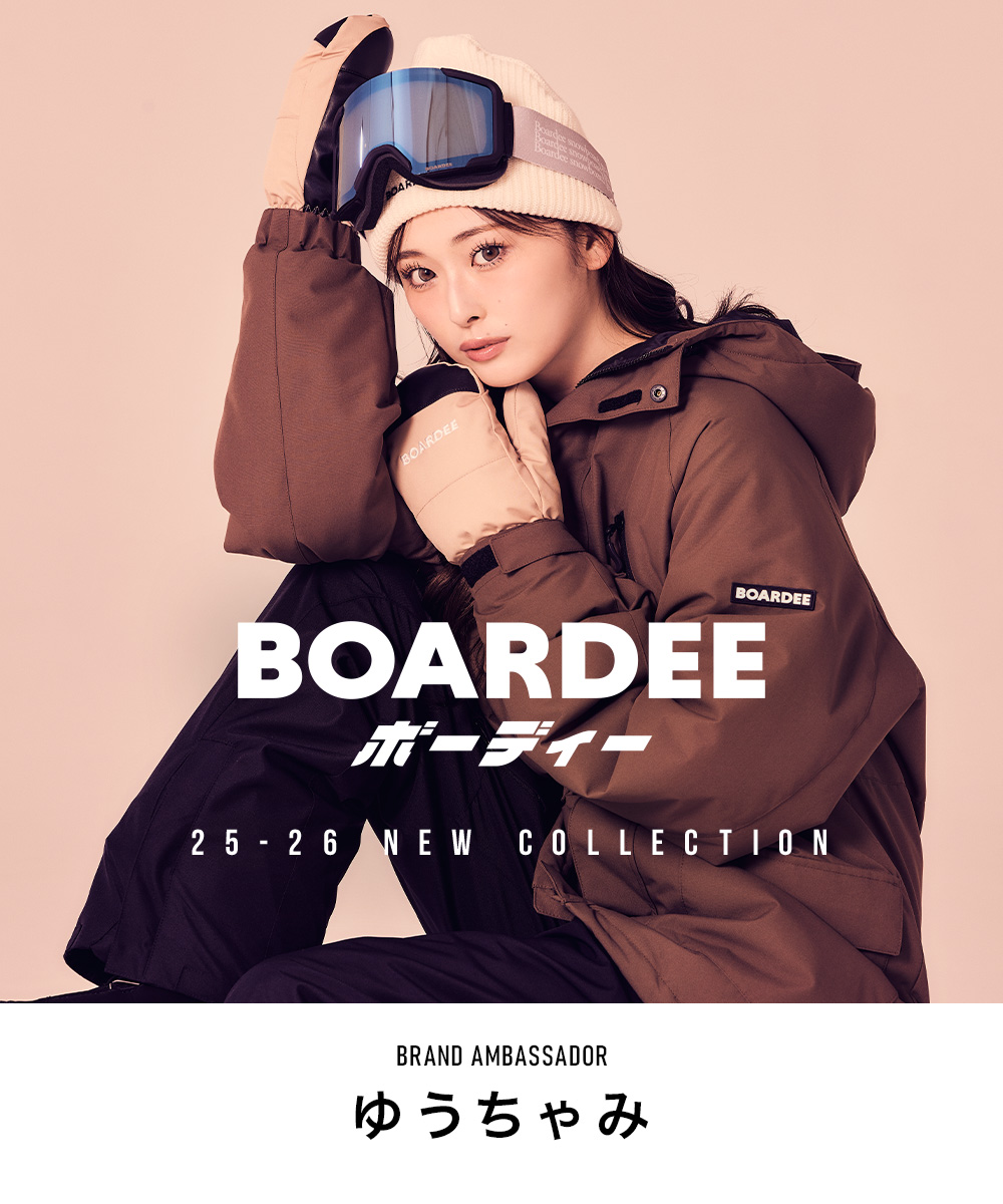 BOARDEE(ボーディー)アンバサダーゆうちゃみ