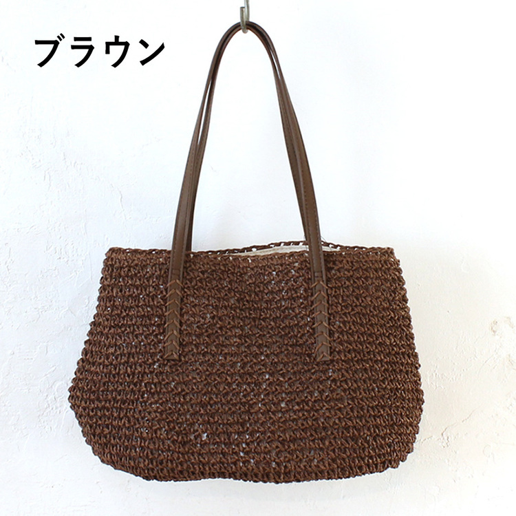 SALE 値下げ 春 夏 合皮ベルト ころんトート 652252 かごバッグ