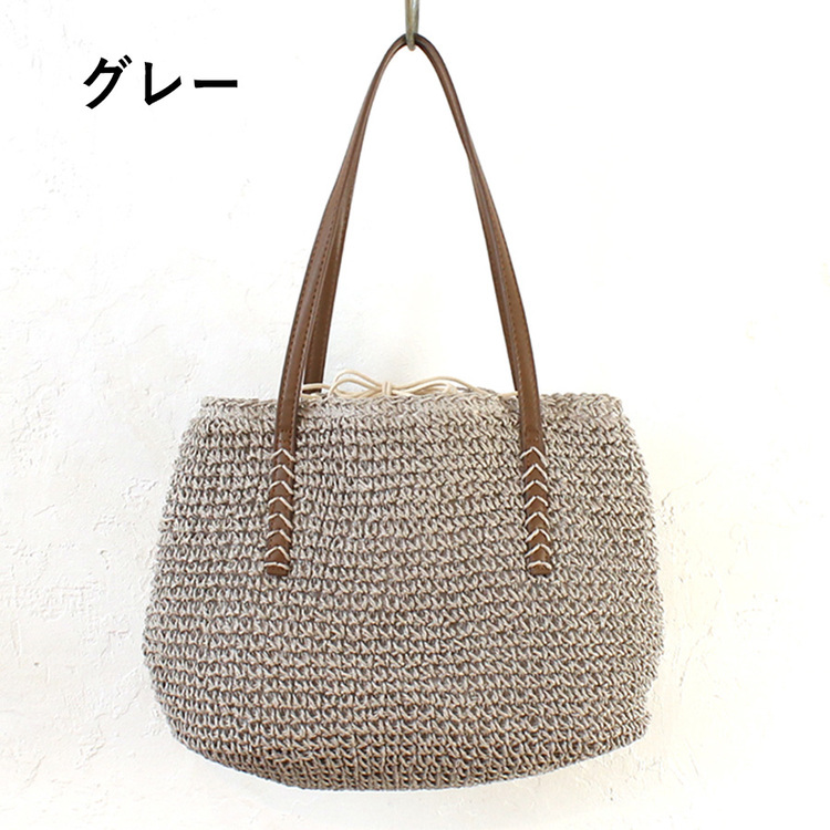SALE 値下げ 春 夏 合皮ベルト ころんトート 652252 かごバッグ