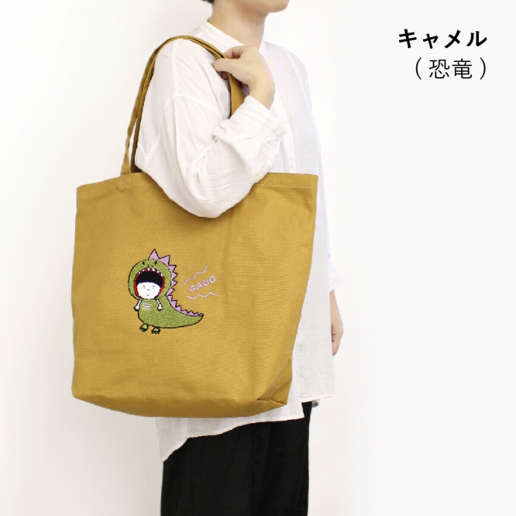 バラ園のスーちゃんのトートバッグ SCM サガラ刺繍 横型 トート 大き目 レディース Sちゃんまん