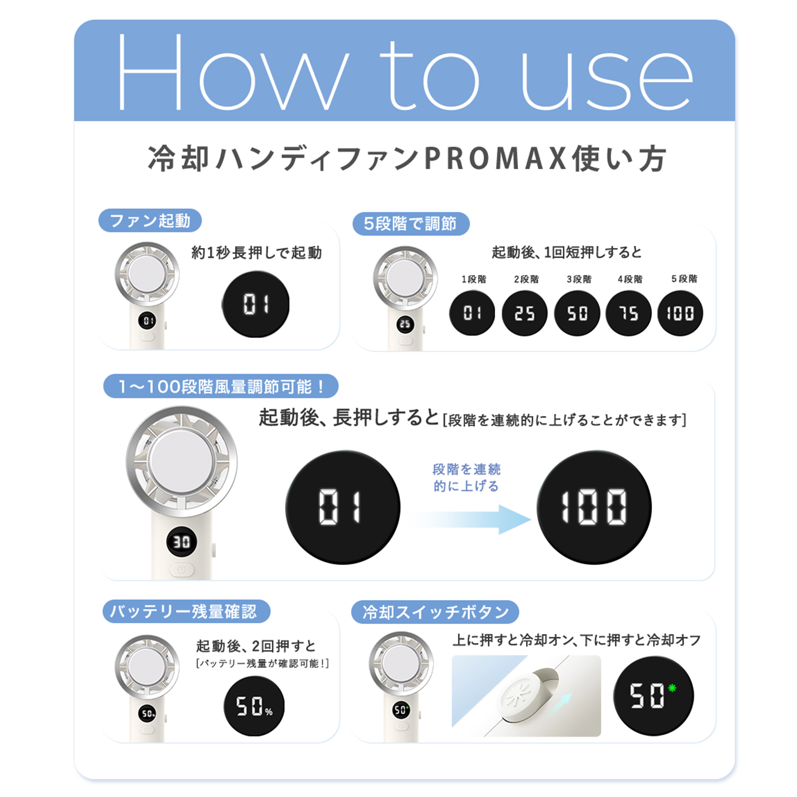 ハンディファン 扇風機 2025 冷却プレート 強力 3000mAh 大容量 超大風量 おしゃれ 卓上 手持ち 扇風機 持ち運び コンパクト スポーツ cicibella 父の日 | CICIBELLA | 18