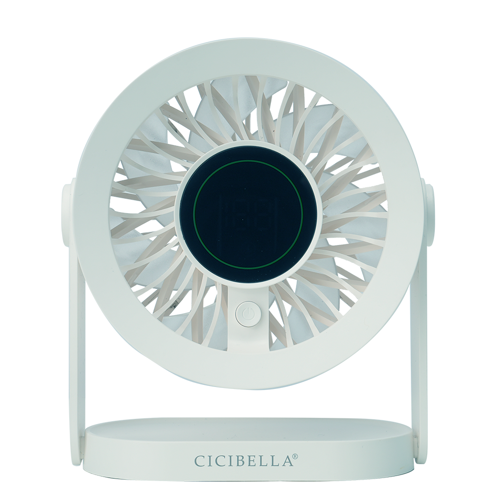 デスクファンPRO 卓上 扇風機 パワフル ミニ扇風機 強風 卓上ファン 軽量 256g 静音 超大風量 小型 Type-C 風量調節 コンパクト 換気 オフィス cicibella | CICIBELLA | 02