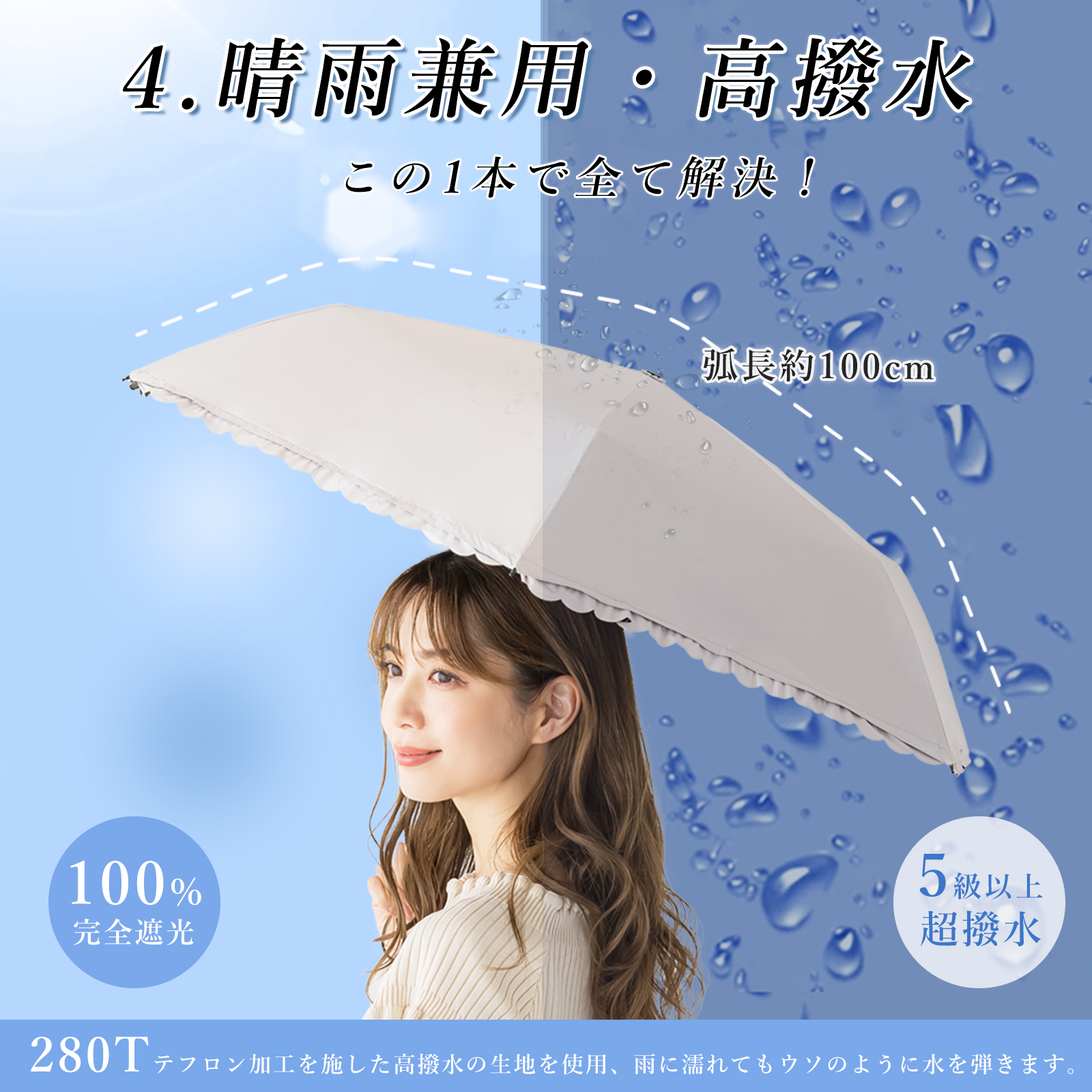 傘 折りたたみ傘 軽量 ポケット 日傘 晴雨兼用 完全遮光 レディース メンズ 雨傘 uvカット 頑丈 200g UV 紫外線対策 日焼け対策 折り畳み傘 可愛い cicibella | CICIBELLA | 13