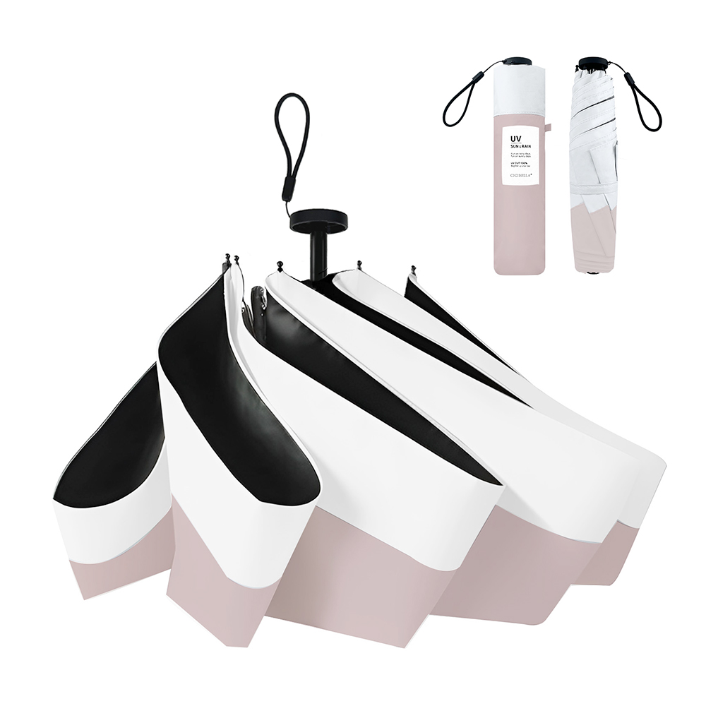 2026最新型 進化版超軽量日傘 バイカラー 傘 折りたたみ 日傘 メンズ 遮光 レディース 晴雨兼用 uvカット 遮熱 梅雨対策 暑さ対策 紫外線 日焼け対策 cicibella | CICIBELLA | 02