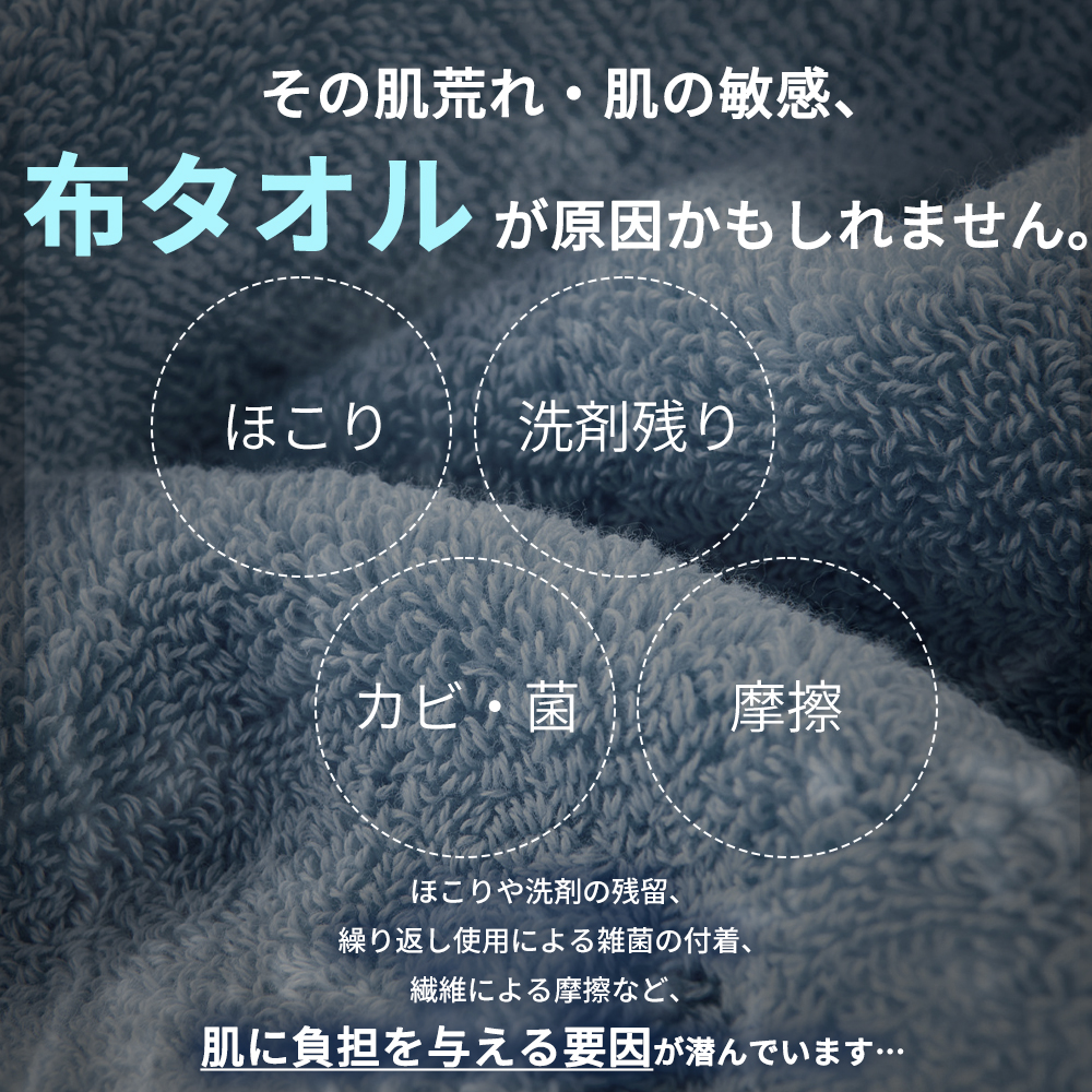 値下げ　未開封未使用フェイスタオル　80枚まとめ売り CICIBELLA ロイヤルタオル フェイスタオル クレンジングタオル 80枚入