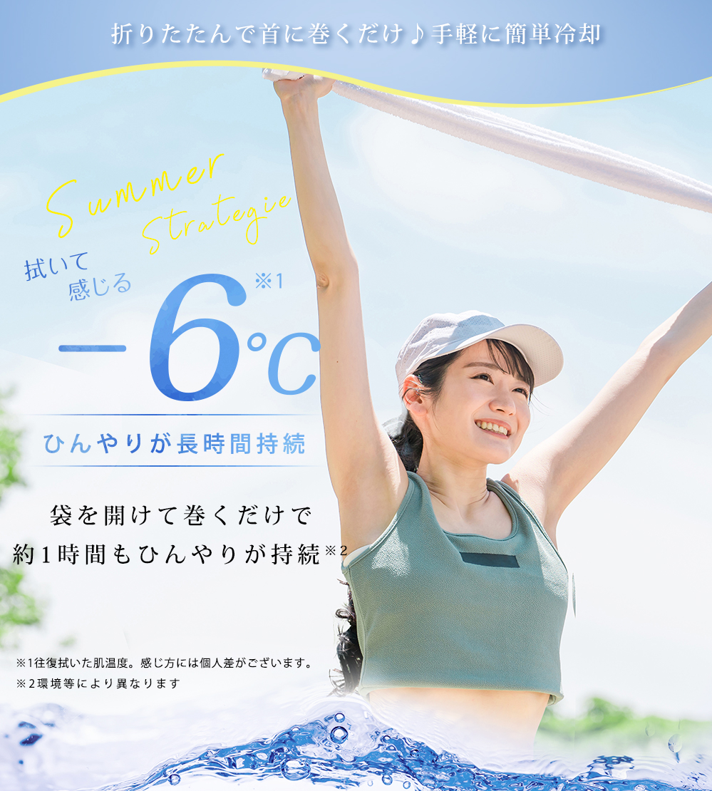 冷感タオル 冷タオル 冷却シート 40袋 7枚...の詳細画像2