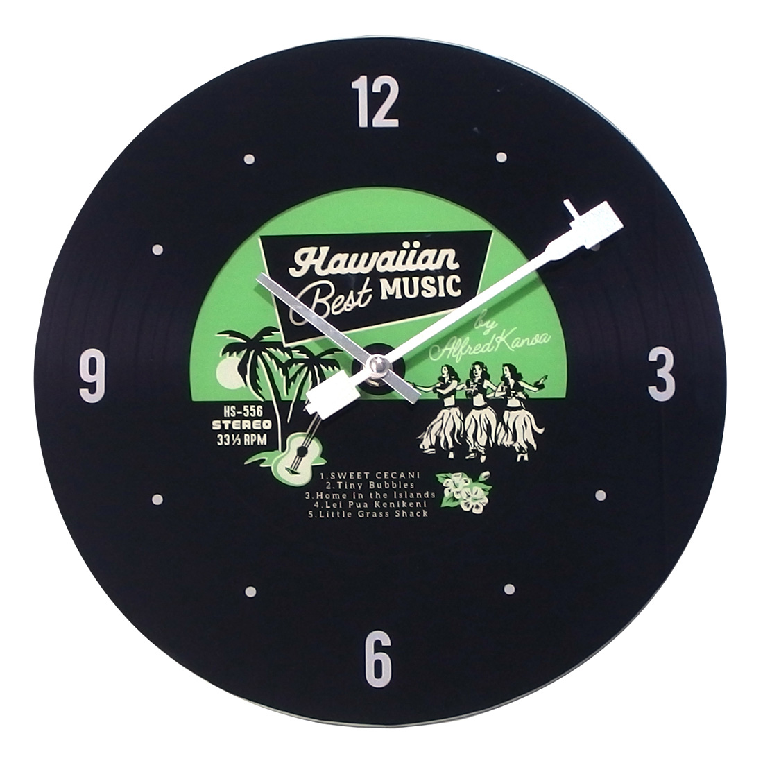 レコード型　掛け時計　アナログ アナログレコード（インテリア時計） | 家具、インテリア のおすすめ