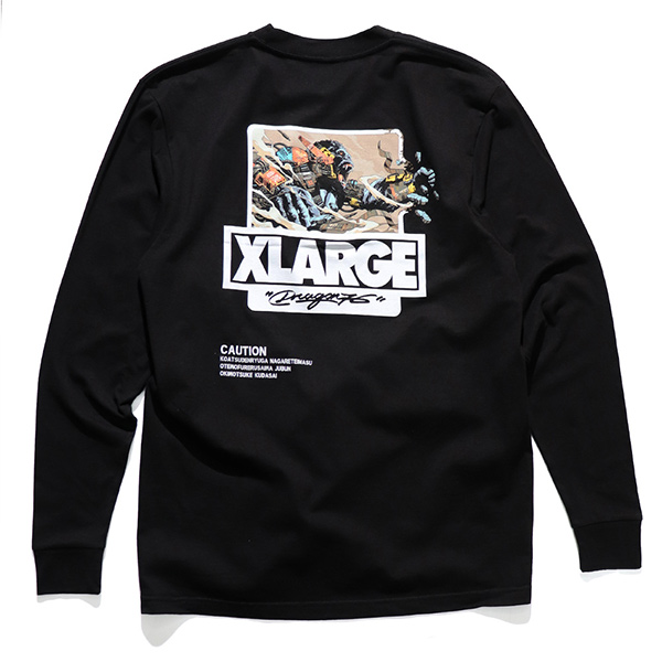 エクストララージ【X-LARGE】XLARGE x Dragon76 L/S Tee ロンT 長袖