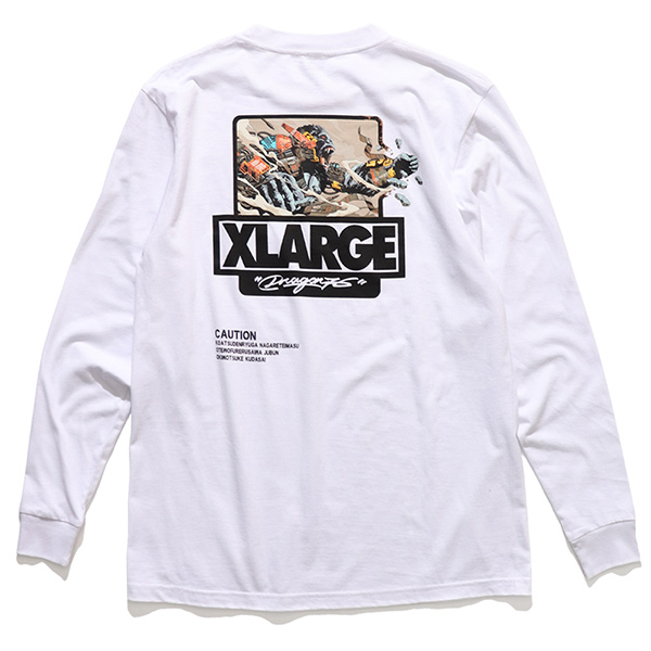 エクストララージ【X-LARGE】XLARGE x Dragon76 L/S Tee ロンT 長袖 