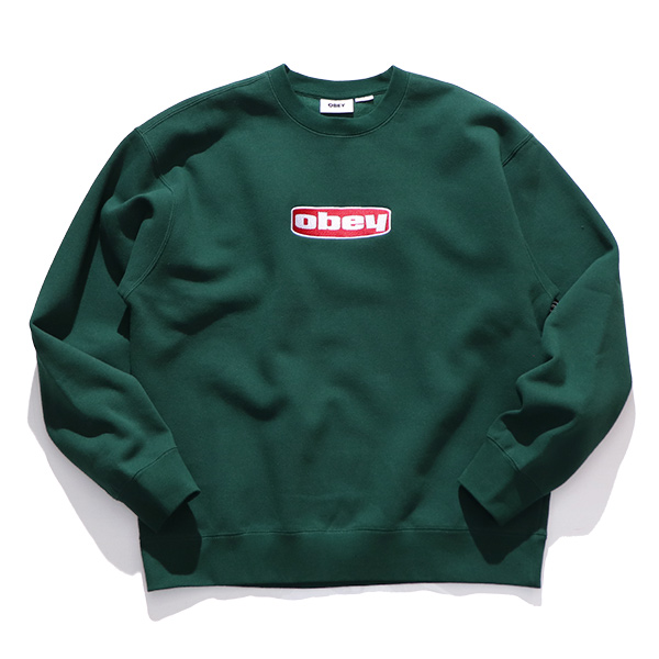 オベイ【OBEY】OBEY DAGO CREW スウェット プルオーバー トレーナー トップス ロゴ 刺繍 裏起毛 メンズ レディース ユニセックス ストリート スケーター | OBEY | 02